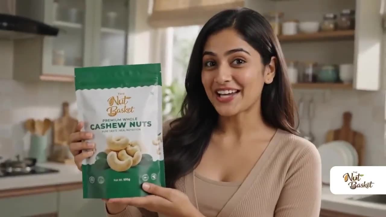 The Nut Basket cashew nuts pack