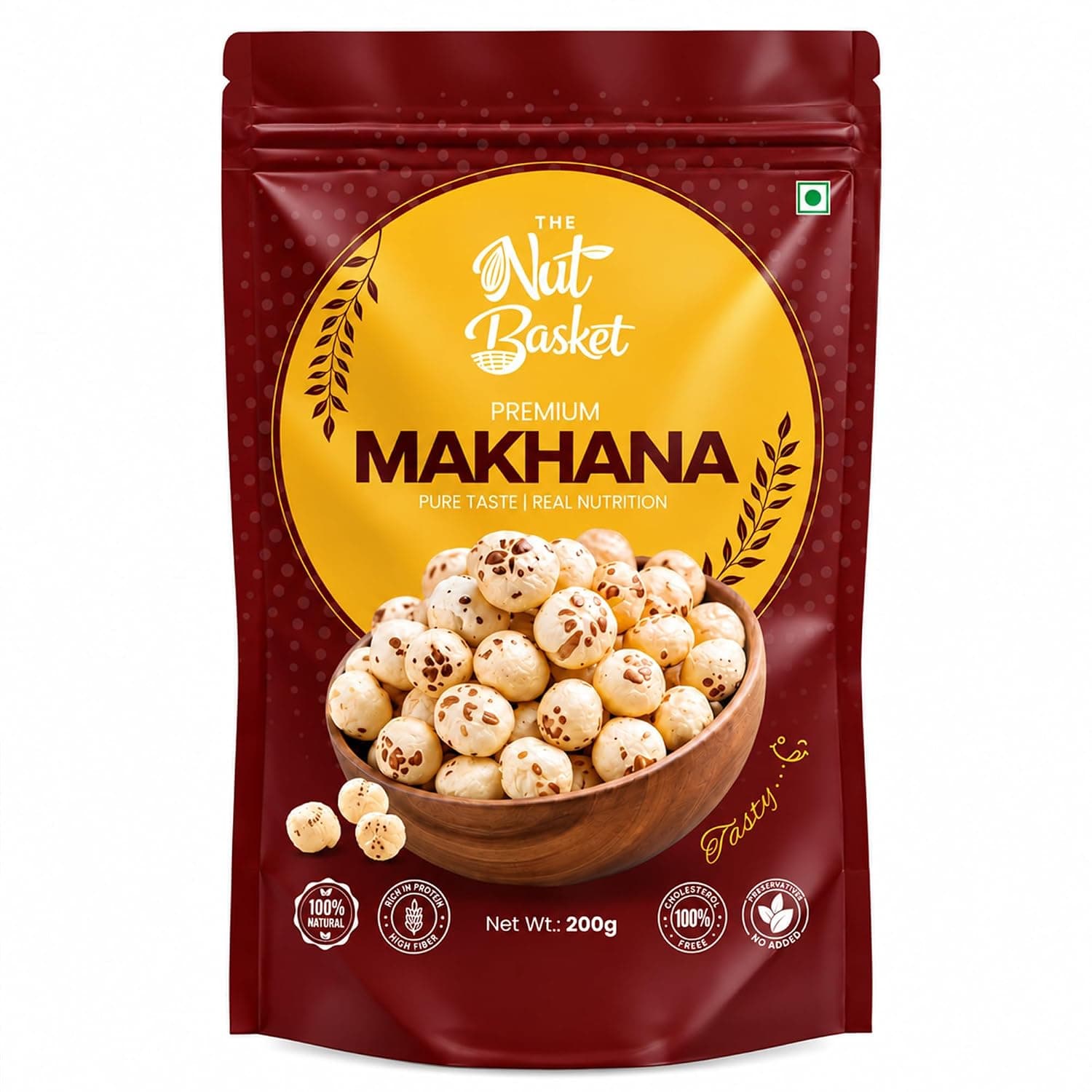 Premium Phool Makhana — Raw Jumbo Fox Nuts — Makhana by The Nut Basket