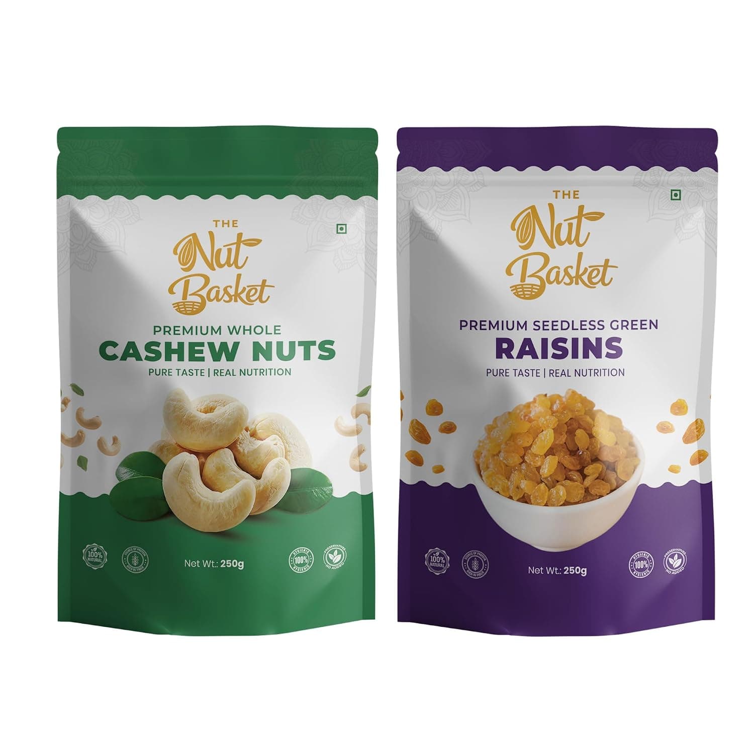Cashew & Raisin Combo — Combo Packs by The Nut Basket
