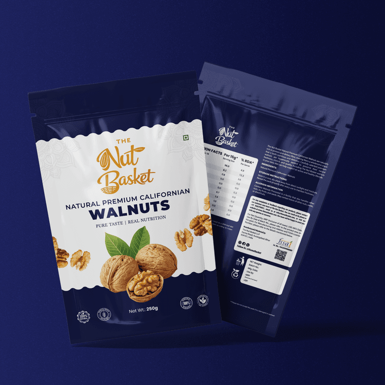 TheNutBasket Natural Walnut Kernels 250gm