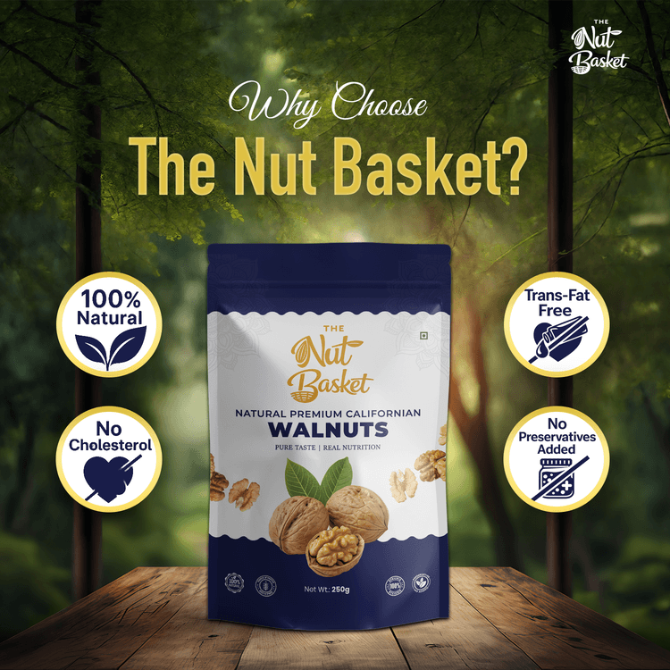 TheNutBasket Natural Walnut Kernels 250gm
