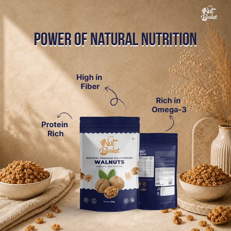 TheNutBasket Natural Walnut Kernels 250gm