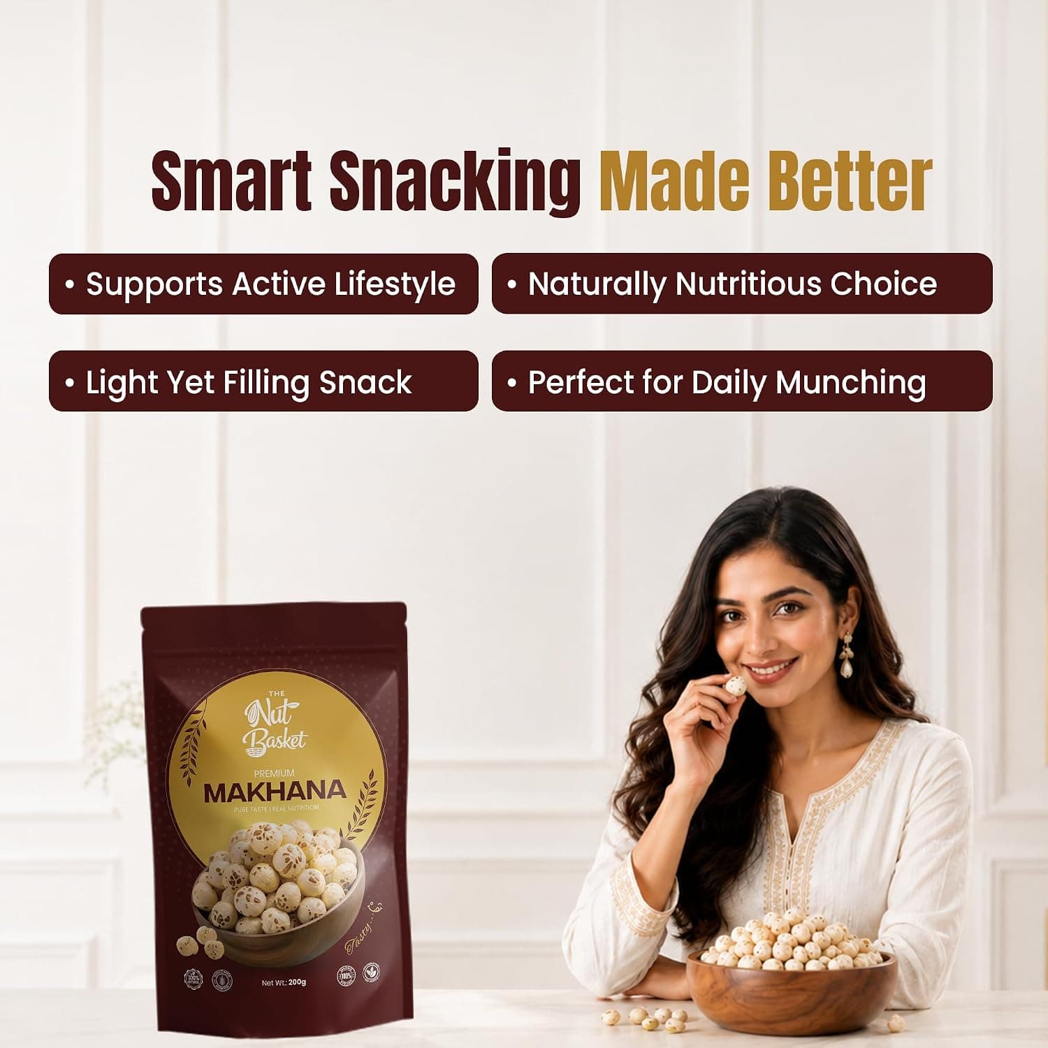 Premium Phool Makhana — Raw Jumbo Fox Nuts — image 7