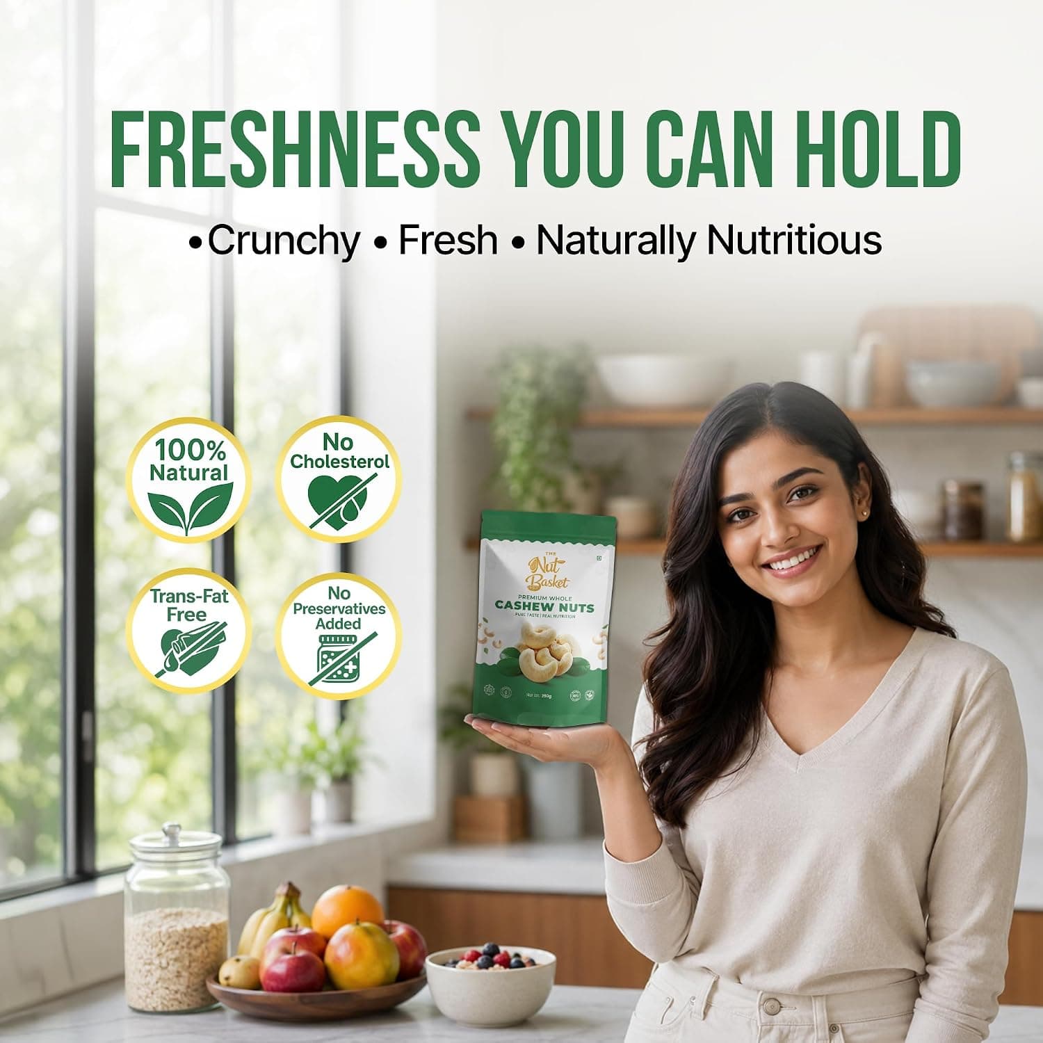 Premium Whole Cashews W320 (Kaju) — image 5