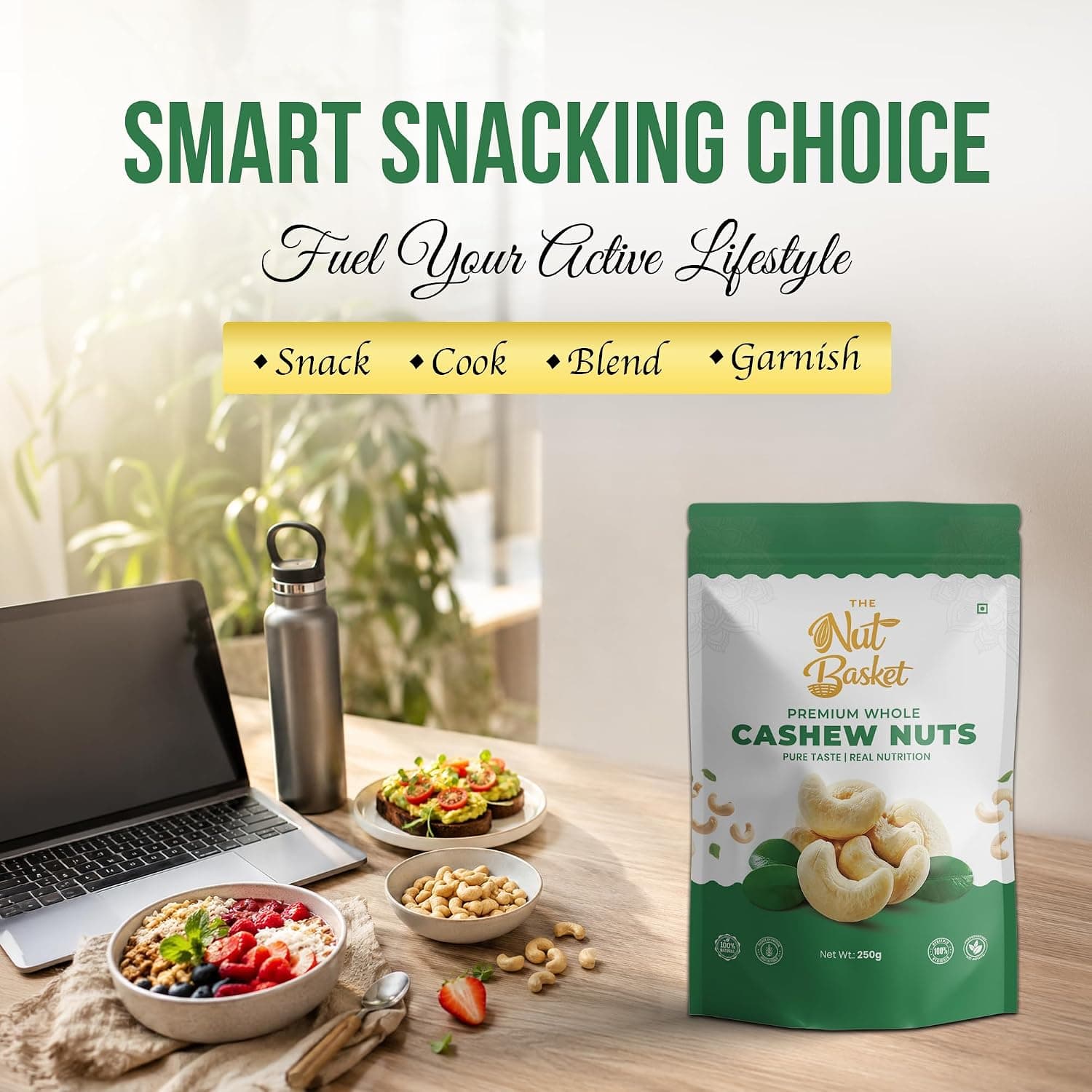 Premium Whole Cashews W320 (Kaju) — image 4