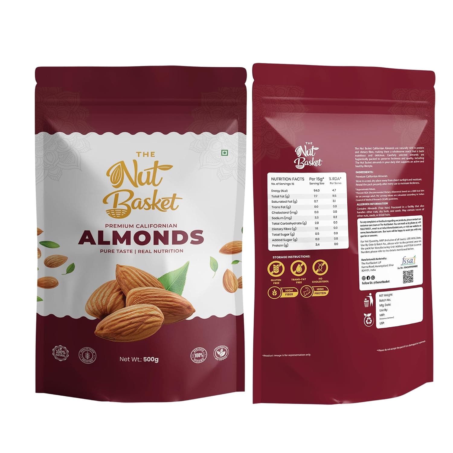 Premium Californian Almonds (Badam) — image 3