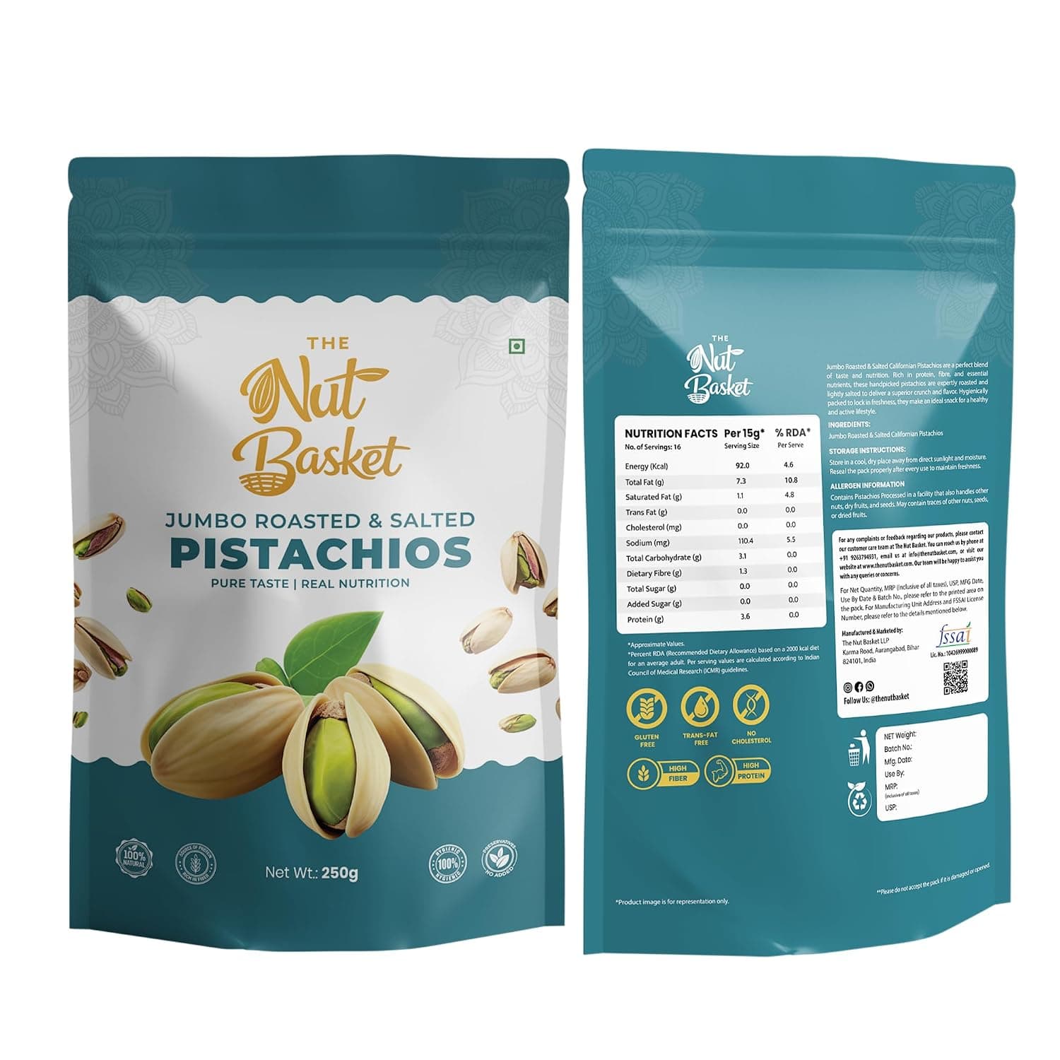 Jumbo Roasted & Salted Californian Pistachios — image 3