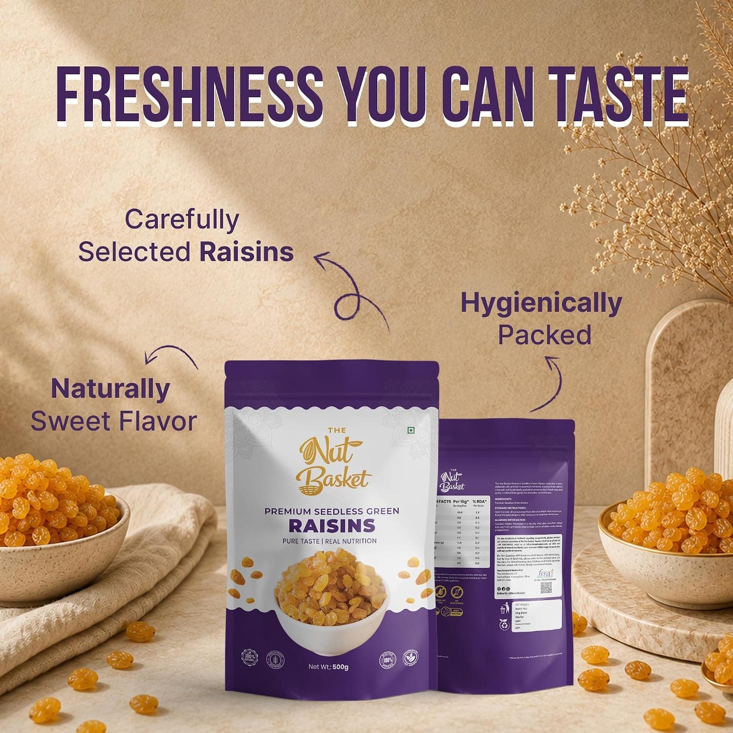 Premium Seedless Green Raisins (Kishmish) — image 5