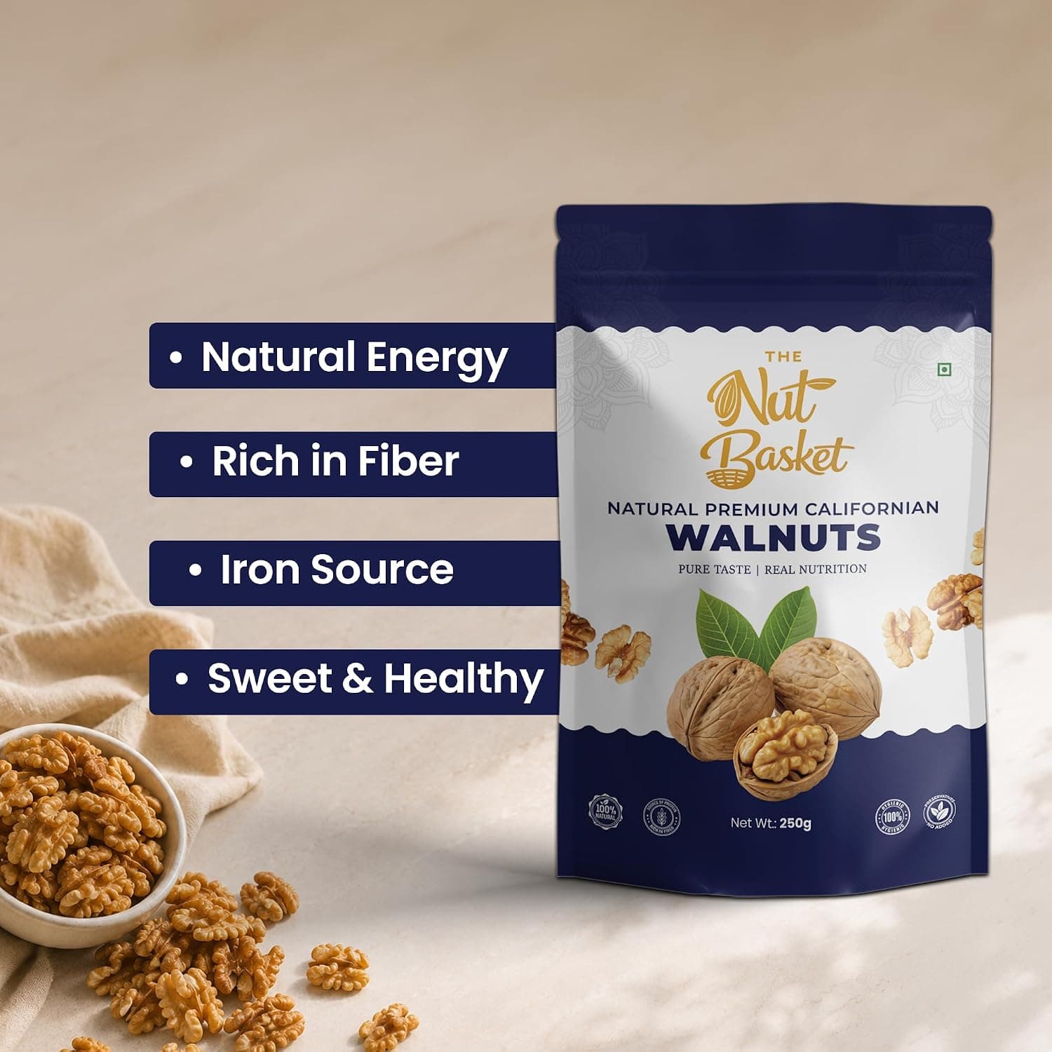 Natural Californian Walnut Kernels (Akhrot) — image 6