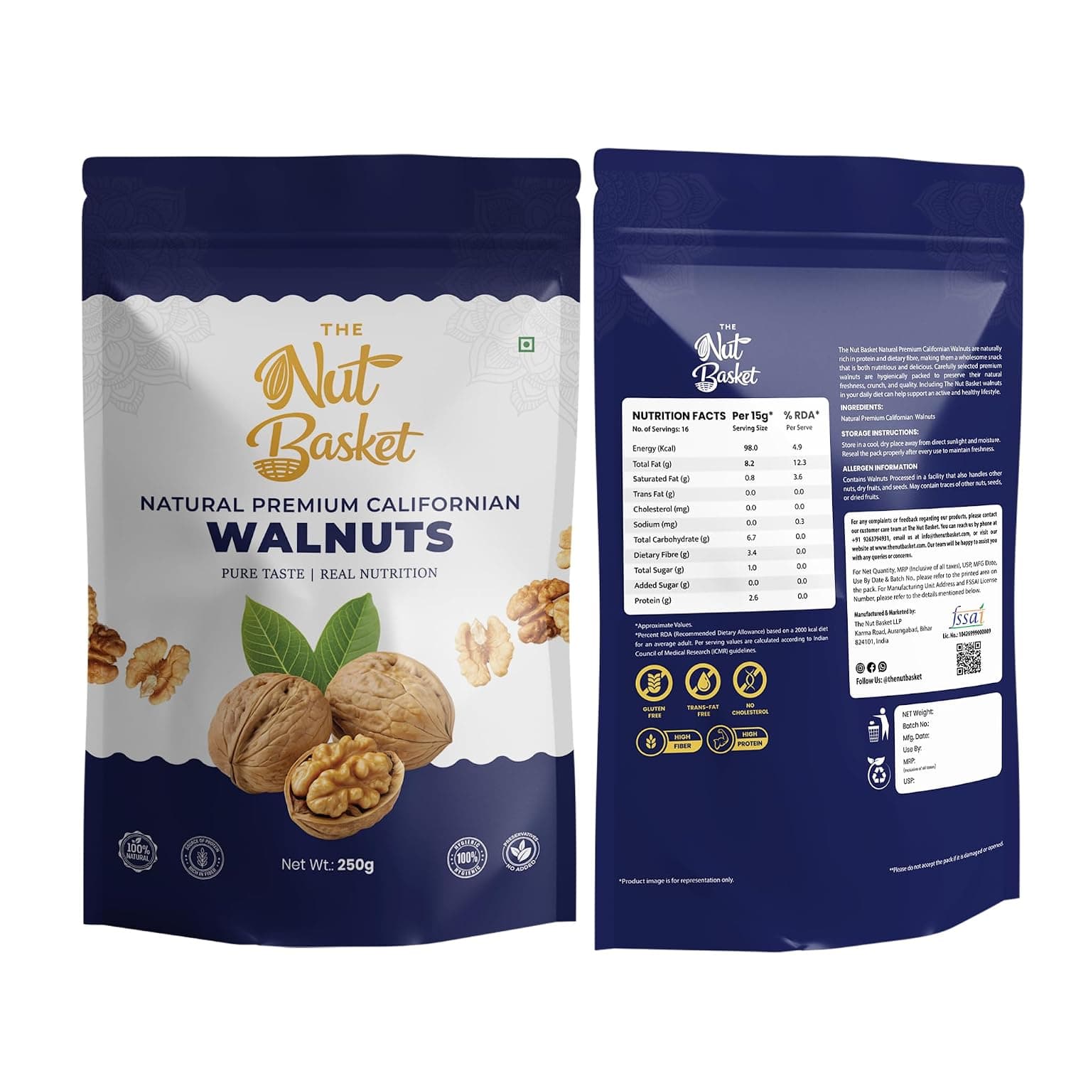 Natural Californian Walnut Kernels (Akhrot) — image 3