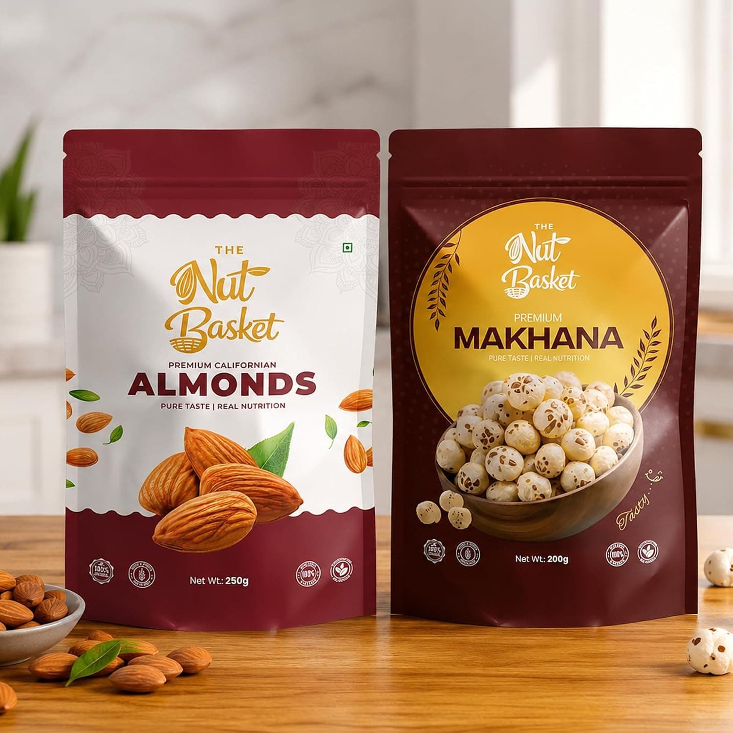Makhana & Almond Combo — Combo Packs by The Nut Basket